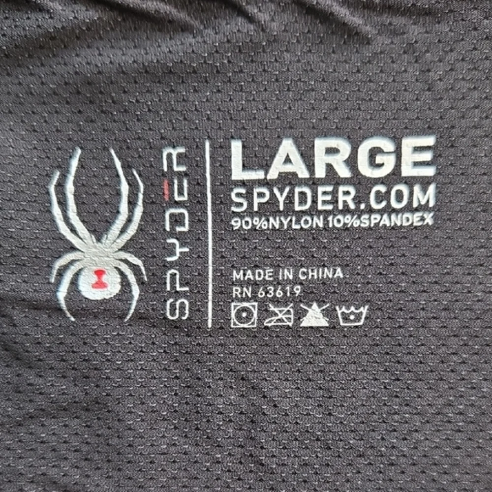 Spyder Black Boxer Briefs with Performance Fit